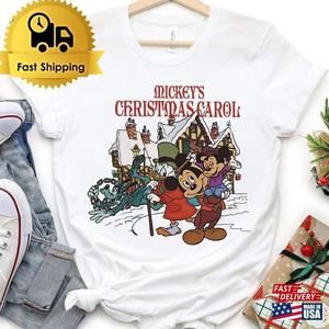 Mickeys Christmas Carol Shirt Walt Disney World Movie T-Shirt